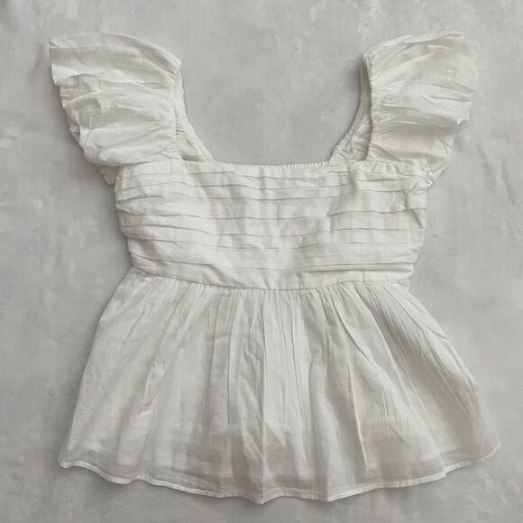 Abercrombie & Fitch Tops - Abercrombie & Fitch Babydoll Top Women's XS Flattering Blouse Feminine Coquette